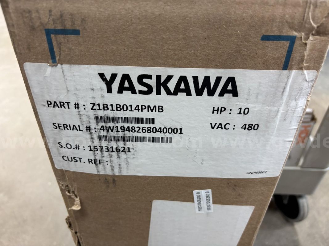 Yaskawa Z1000 HVAC variable-frequency drive (VFD) with bypass