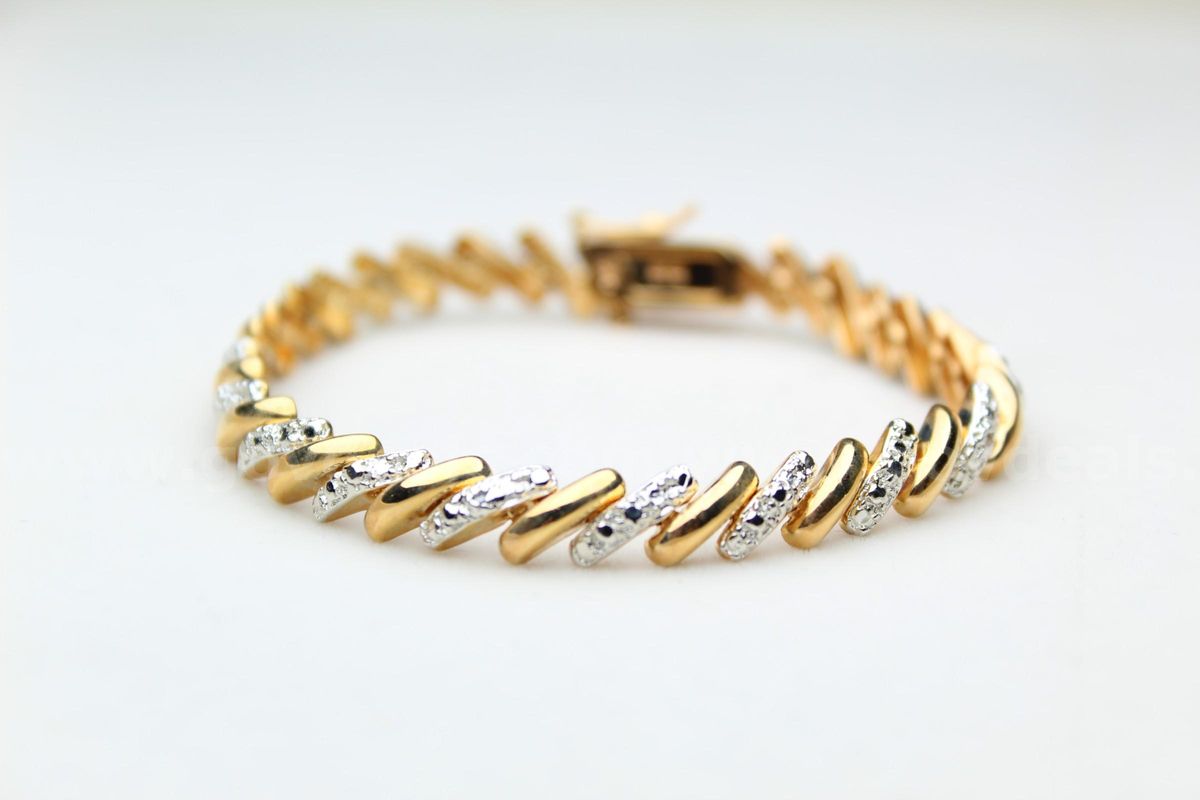 24K Gold Plated Daimond Bracelet