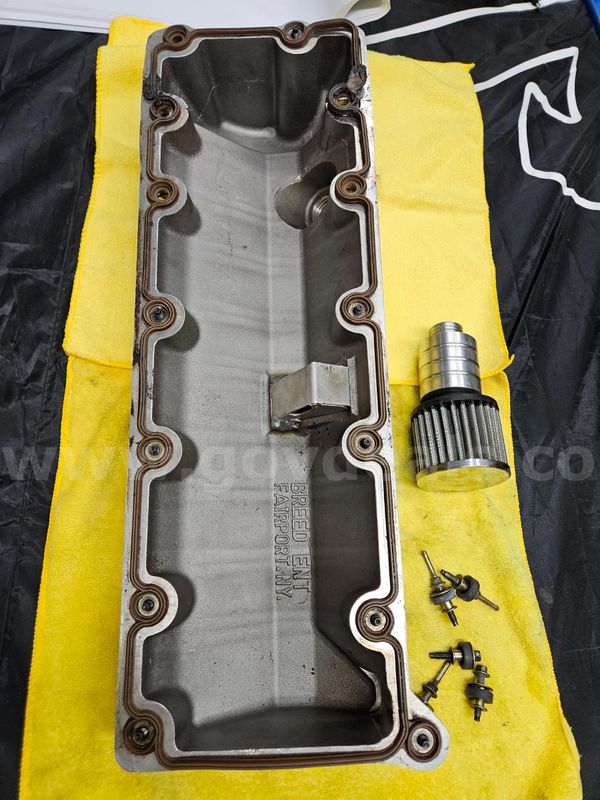 Rare Ford SVT Lightning 5.4L Polished Aluminum Valve Covers – Breed Enterprises New York – Harley F-150 / Modular 2V