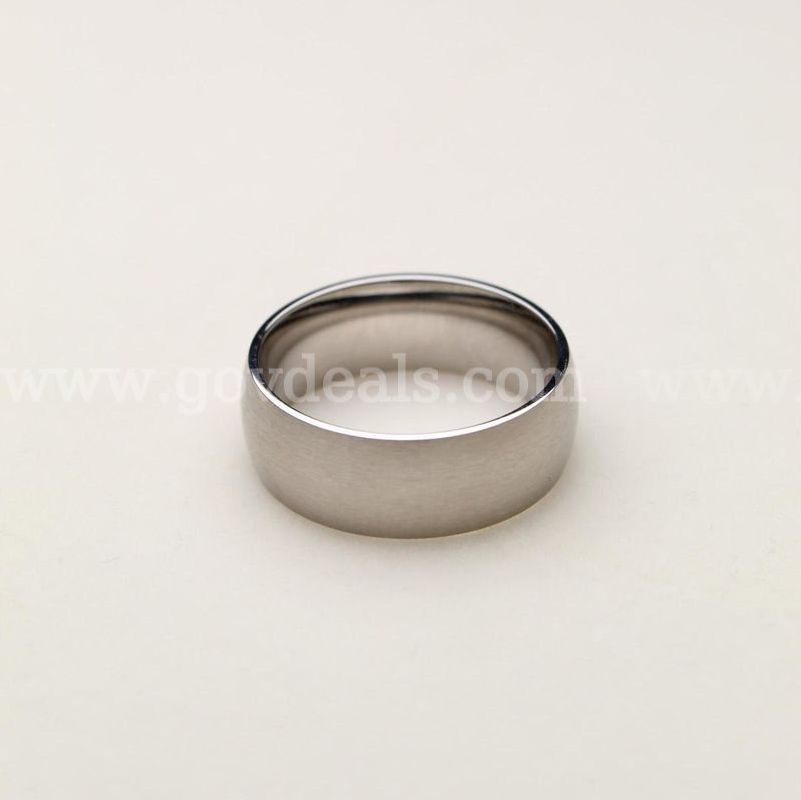 Men's Brushed Tungsten Ring