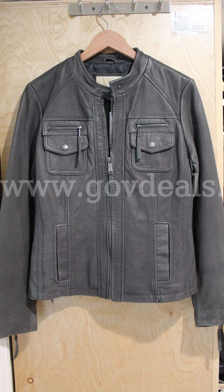 Michael Kors Brand New Leather Moto Jacket
