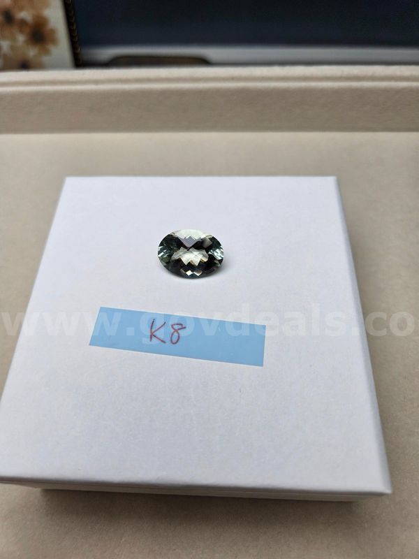 Natural Brazil Oval Brilliant Cut AAA Green Amethyst - 10.5 Carats