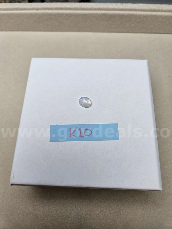 Natural India Oval Cabochon Cut AAA Rainbow Moonstone- 2 Carats
