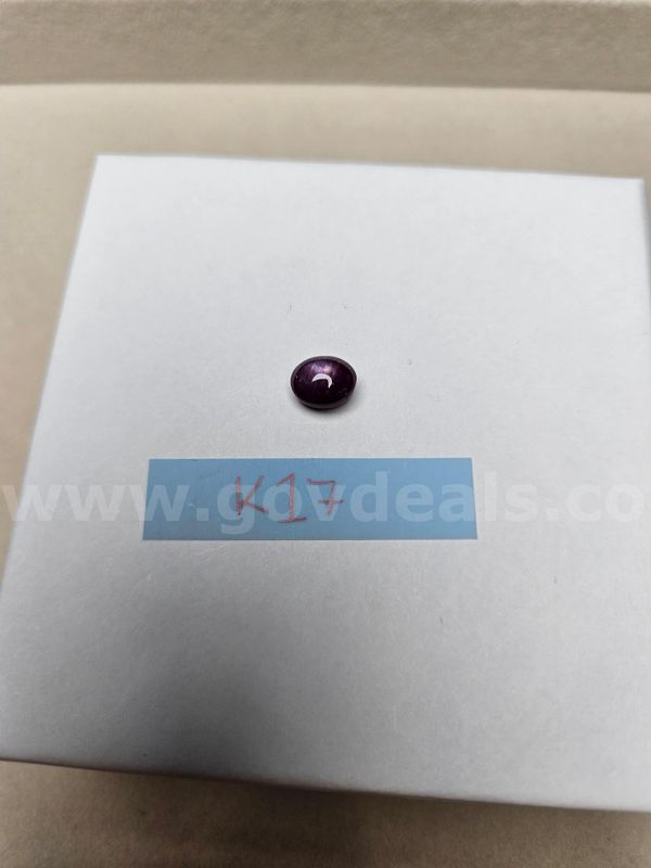 Natural Myanmar AAA Oval Cabochon Star Ruby - 4.5 Total Carats