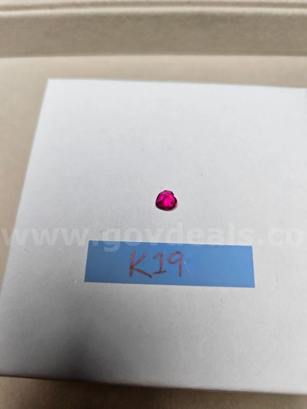 Heart Brilliant Cut AAA Ruby - 0.5 Carat