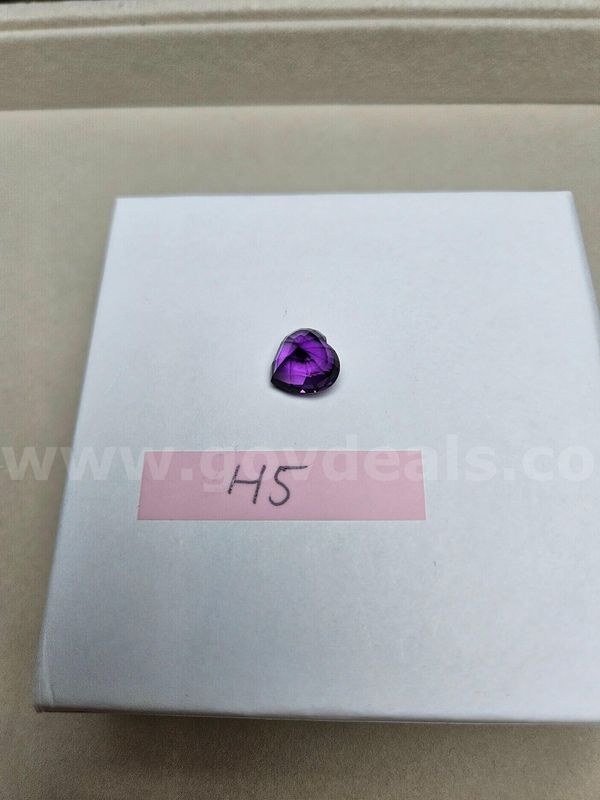 Natural Brazil Heart Cut AAA Amethyst - 6.3 Total Carats