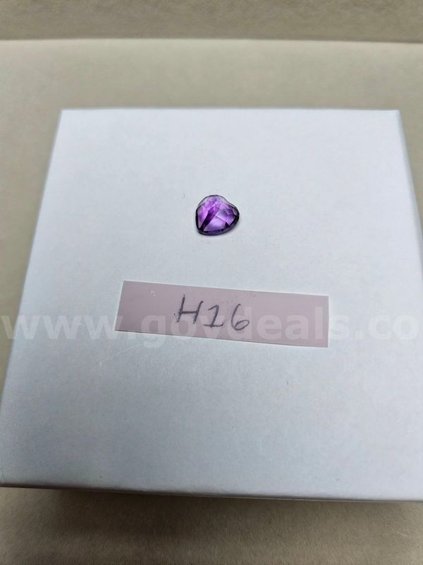 Natural Brazil Heart Cut AAA Amethyst - 3.4 Total Carats