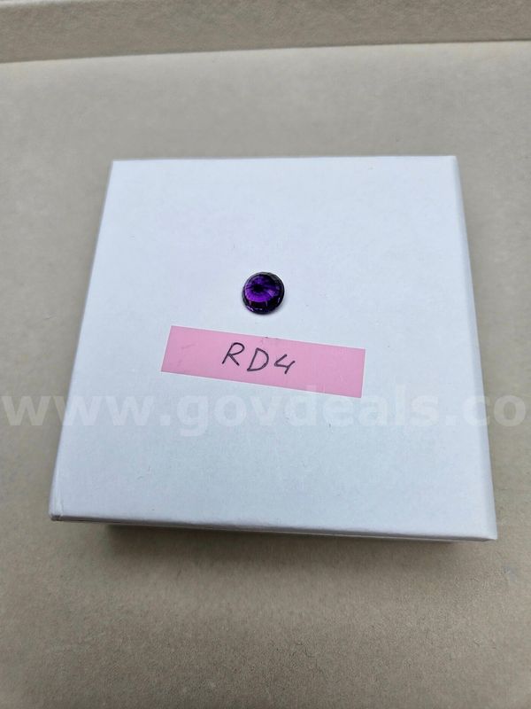 Natural Brazil Round Checkerboard Faceted AAA Amethyst - 3.7 Total Carats