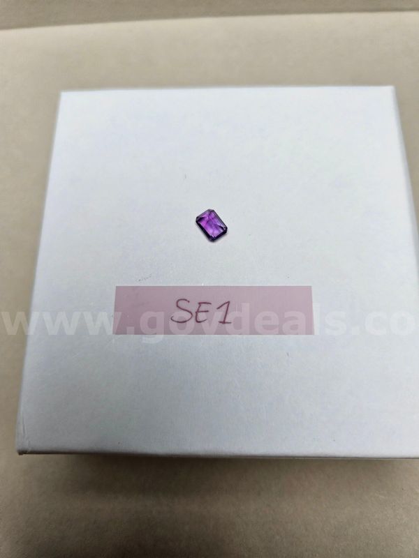 Natural Brazil Emerald Cut AAA Amethyst - 1.10 Total Carats