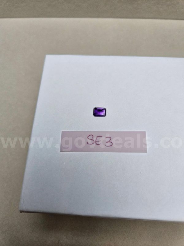 Natural Brazil Emerald Cut AAA Amethyst - 1 Total Carat