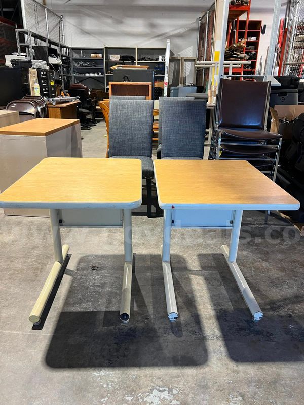 Tables 2' W x 30" D x 26.5" H - Lot of 2