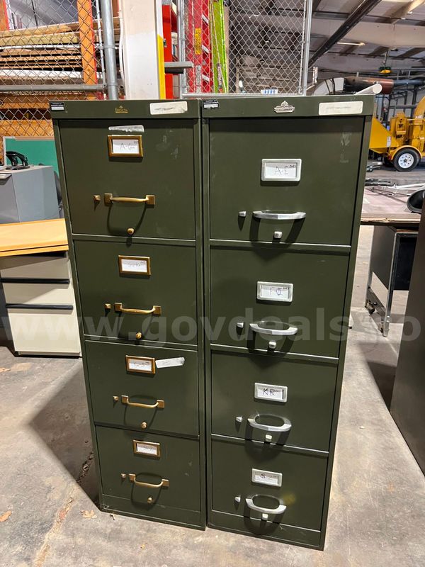 File Cabinets 52" H x 15" W x 28" D - Lot of 2