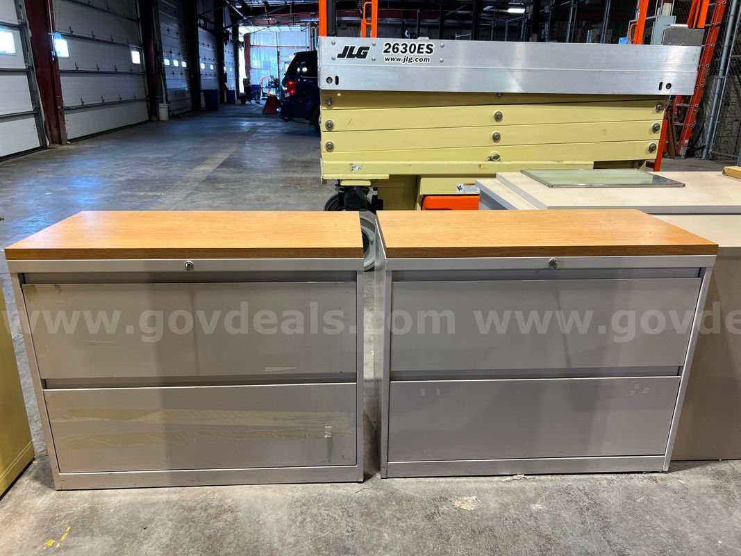 File Cabinets 30" H x 36" W x 18" D - Lot of 2