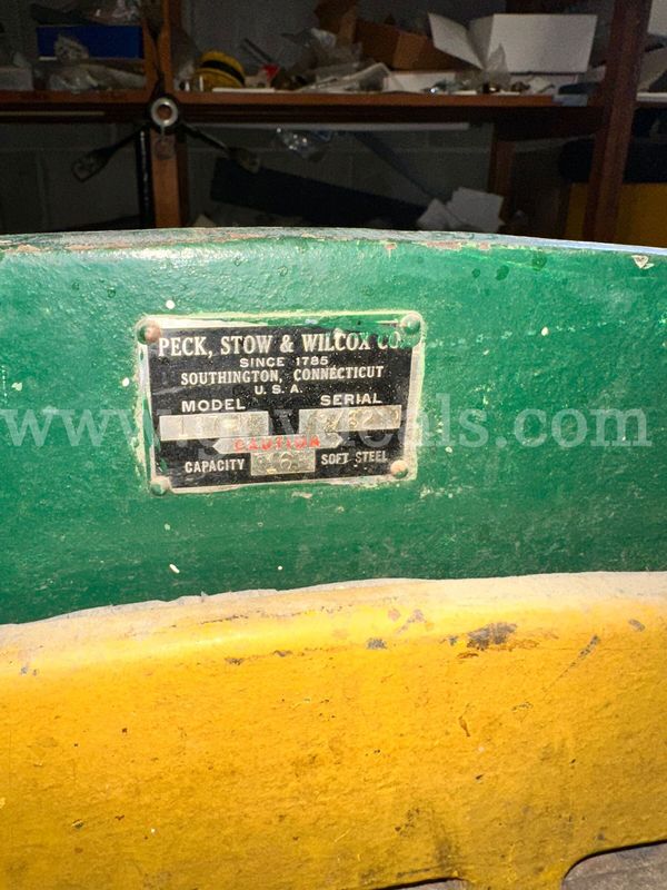 Peck, Stow & Wilcox Metal Shear - AS IS CONDITION
