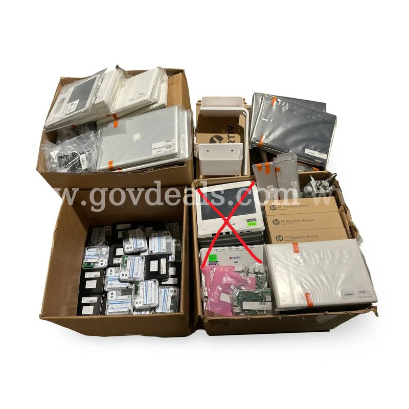 Mixed New / Renewed / Used lot of 340 Office Electronics Sensitech SmartLinx HP Cisco Apple Dell Belkin and More