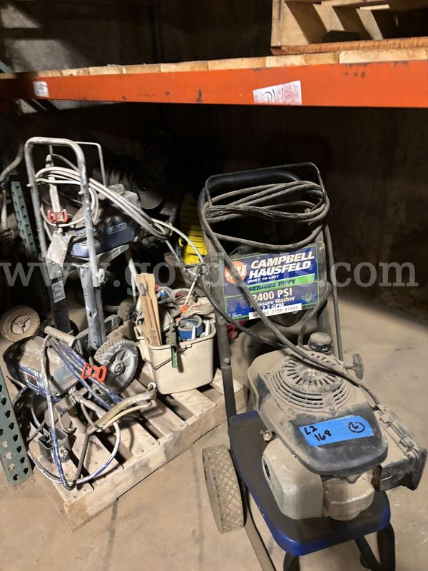 Pressure Washers – Group of 6 (Small Units)