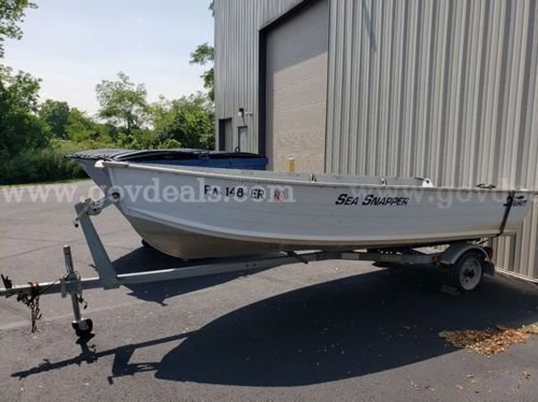 1993 Sylvan 14' Jon Boat with 2005 Trailer