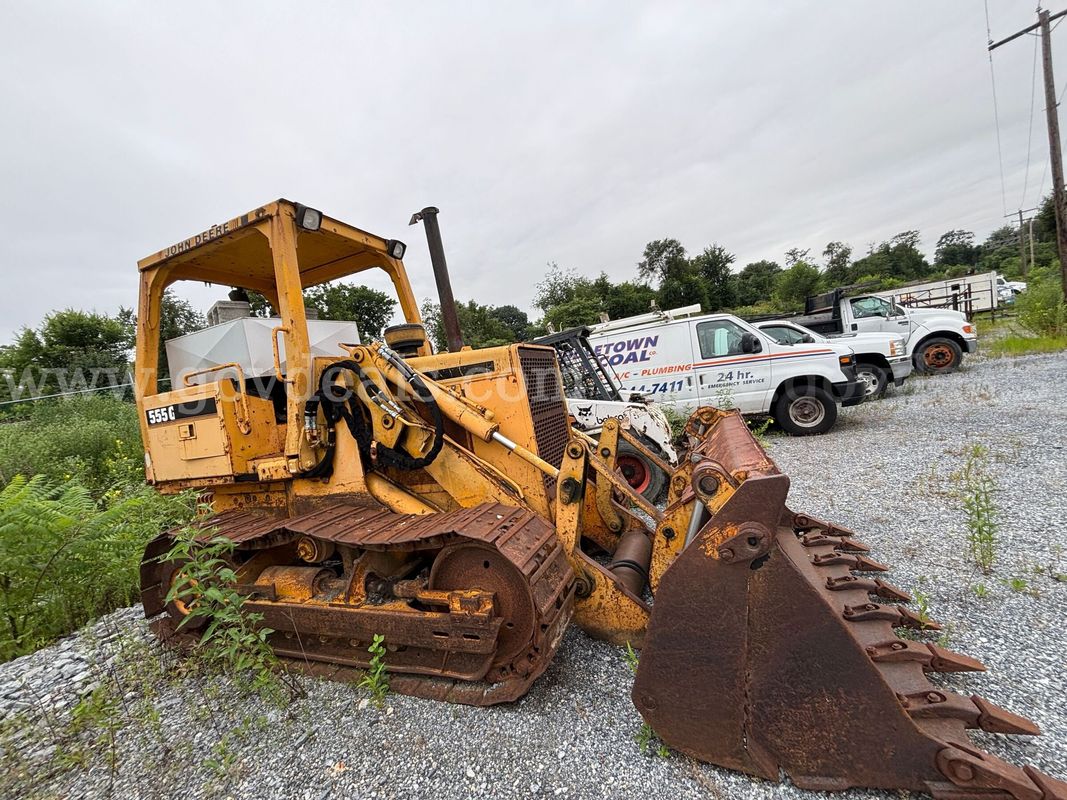 1996 John Deere 555G Crawler Loader