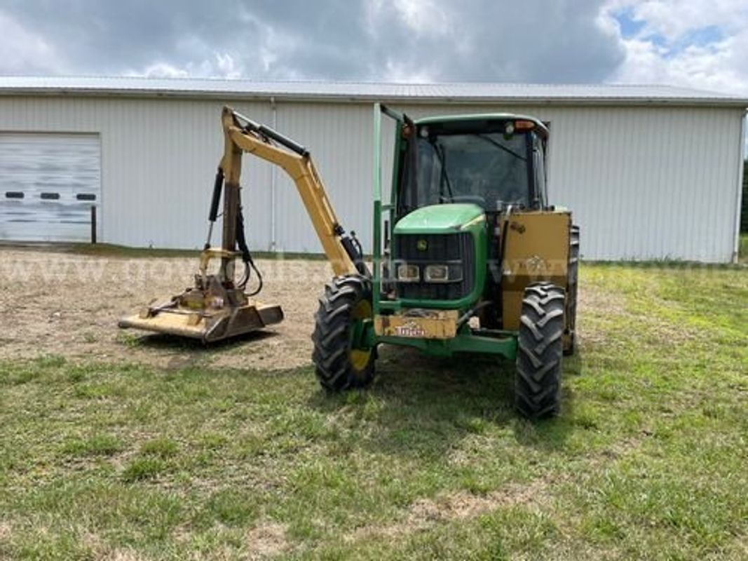 2006 John Deere 6415 Tractor with Boom Mower Attachment