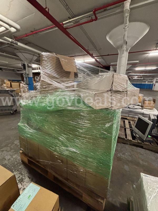 1 Pallet of Curtain Rods, Privacy Screen Hardware & Safety Mat Components (Approx. 20 Units) (PICK-UP ONLY)