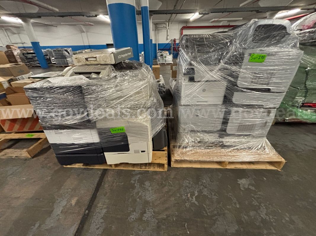 2 Pallets of Mixed HP & Kyocera Printers, MFPs & Color LCD Projection Equipment (PICK-UP ONLY)