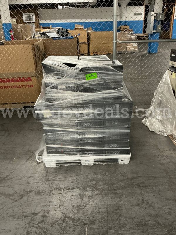 1 pallet of mixed model Lenovo desktops approximately 63 units (NO HARD DRIVES INCLUDED)(PICKUP ONLY)