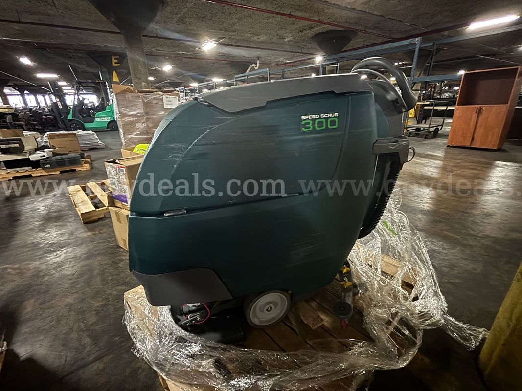 Tennant Speed Scrub 300 Walk-Behind Floor Scrubber with Batteries, Parts & Accessories (PICK-UP ONLY)