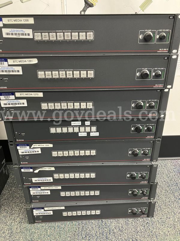 8 (Eight) Extron MLS 608D media switchers
