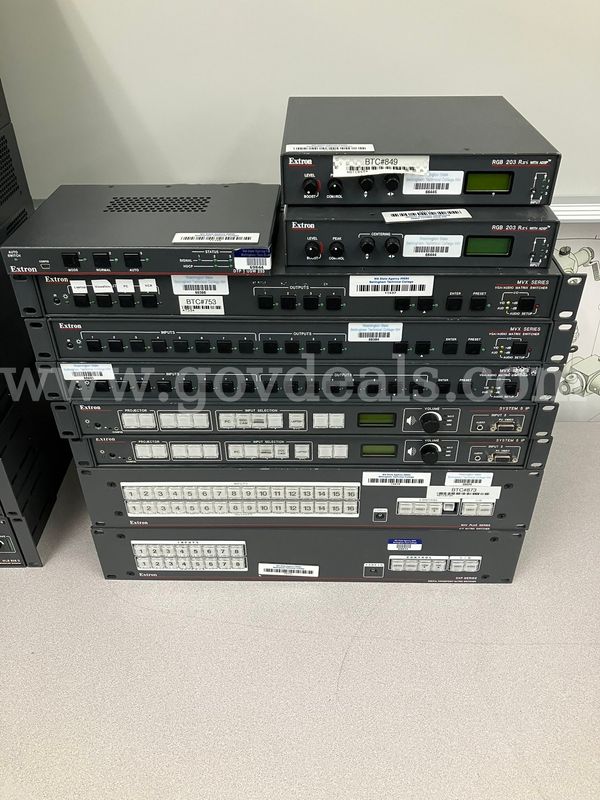 10 (Ten) mix Extron switchers
