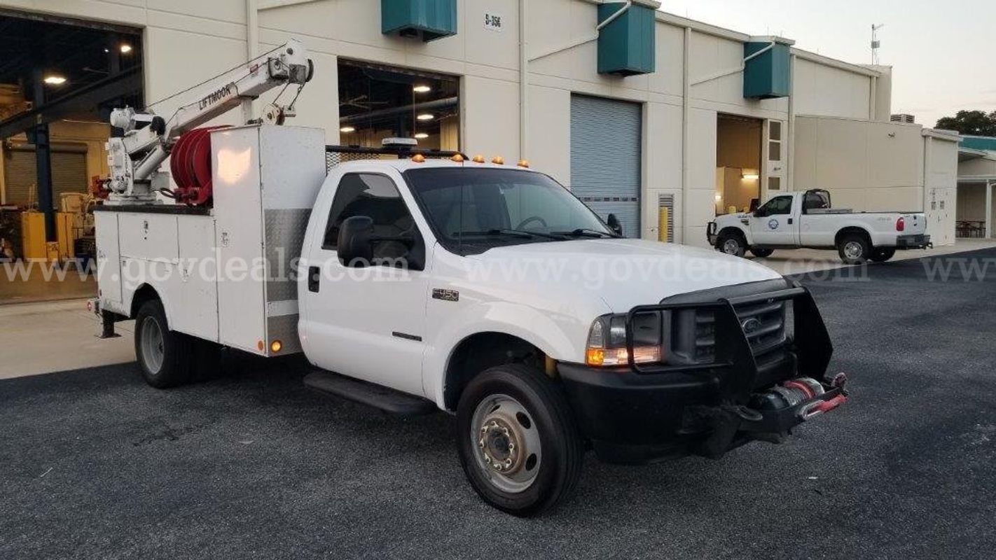 2002 Ford F-450 Sd Chassis And Cab, 7.3l V8 Ohv 16v Turbo Diesel