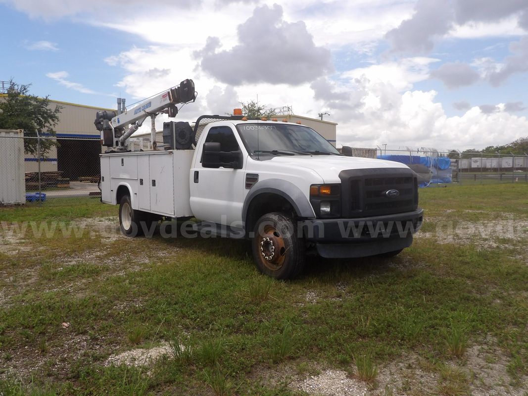 2008 Ford F-550 Chassis And Cab, 6.4l V8 Ohv 32v Turbo Diesel