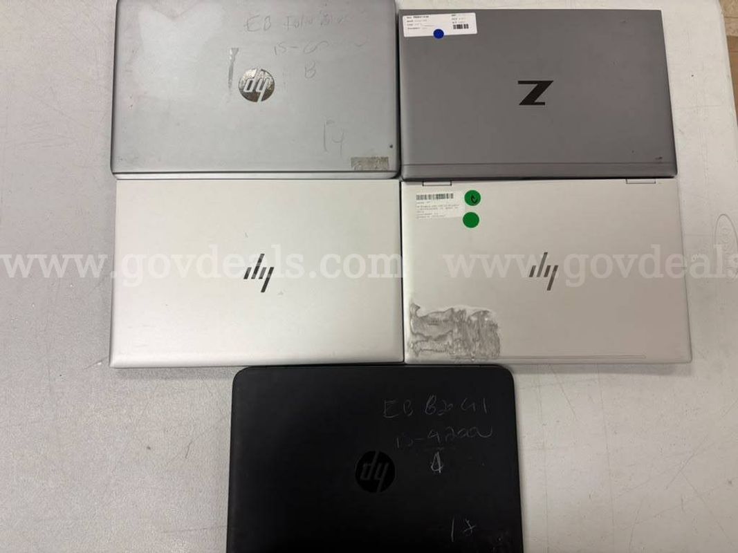 LOT 14x HP EliteBook, ProBook & ZBook Laptops – Mixed Models & Configurations AS-IS