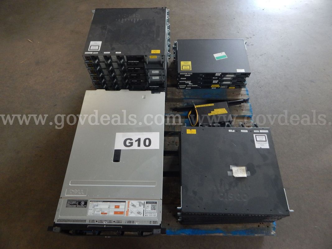 Lot G10 - (13) Cisco Catalyst 3650 48 Series, (1) Black Box ServSensor 4, (4) Cisco Catalyst 3560, & more