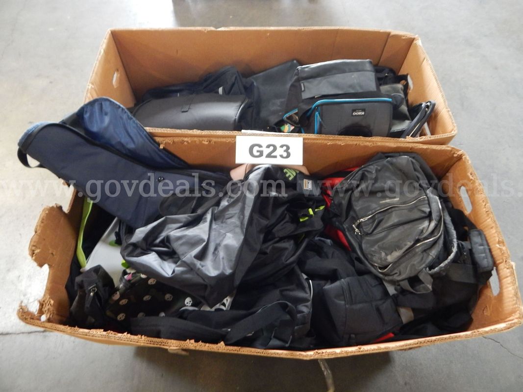 Lot G23 - (2) Boxes of Misc. Bags