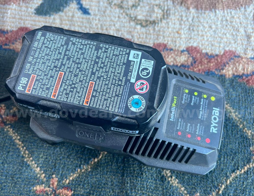 Ryobi Battery & Charger P190