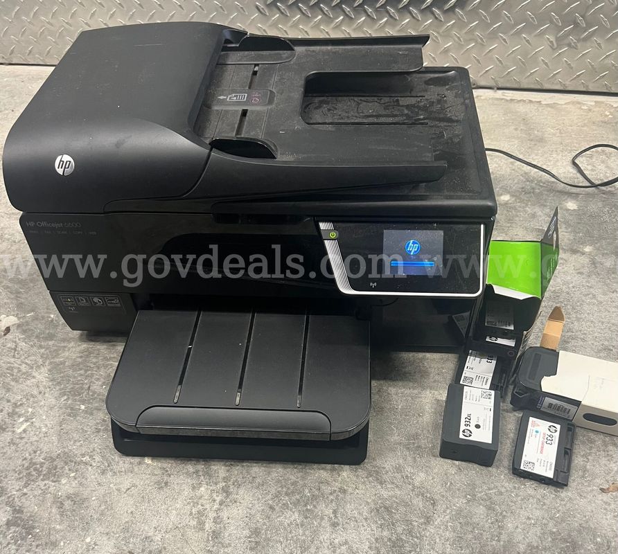 HP Officejet 6600 with Ink Cartridge Print, Fax, Scan, Copy, and WEB