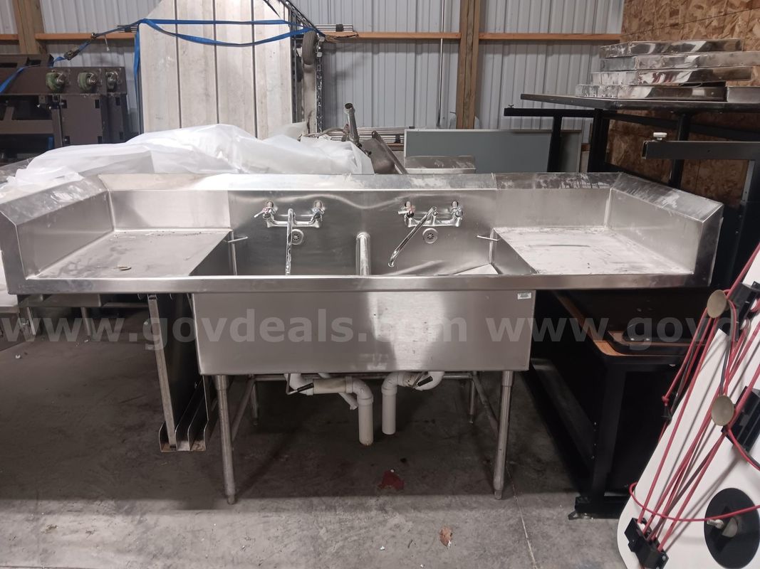 2 bowl stainless steel sink