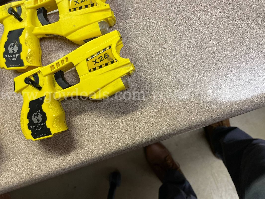 Lot of Four (4) Axon X26 Tasers / No Batteries or Cartridges