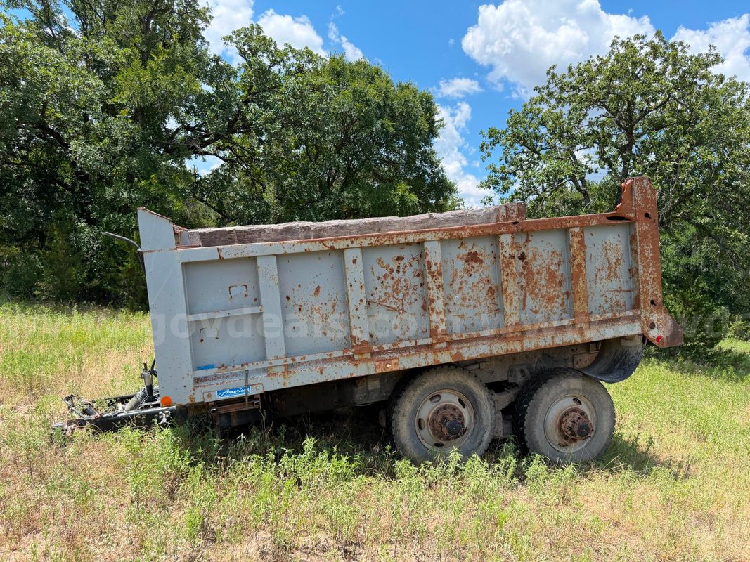 Warren FL-15 Dump Truck Bed W/ Axles