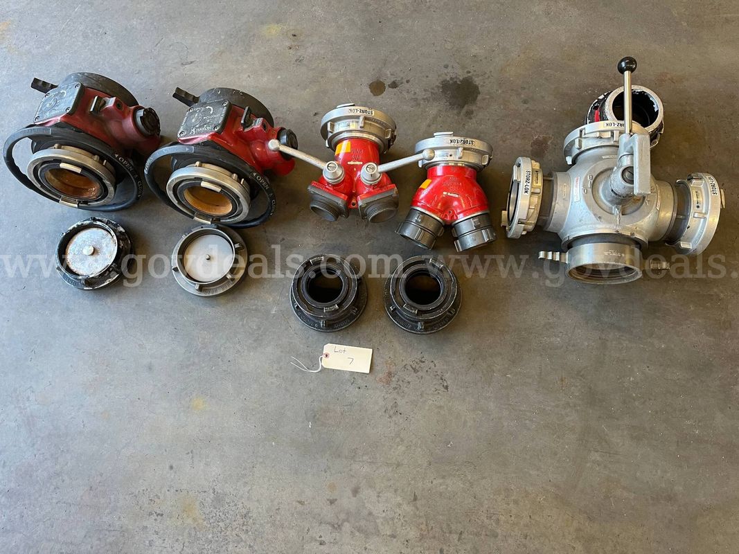 A Lot of Fire Engine (Pumper) Appliances