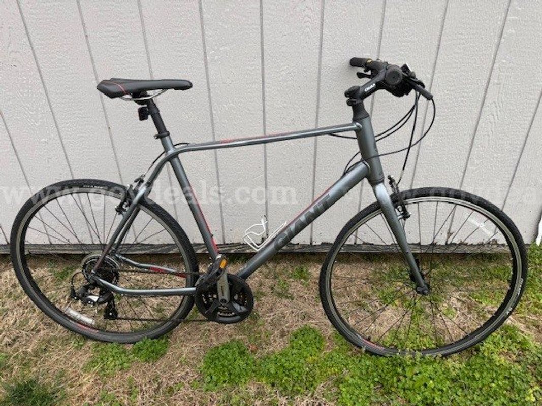 Bicycle with helmet