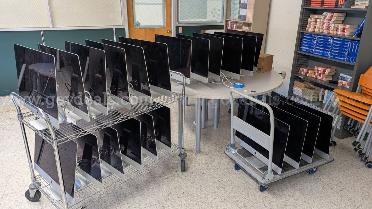 Lot of Miscellaneous Loose Computers and Misc Devices (iMacs, iPads, Cameras, TVs, Printers, Cables)