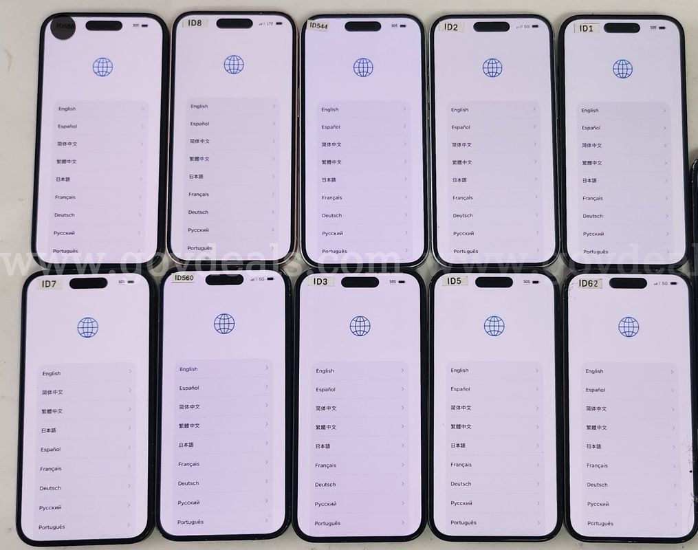 Lot of 10 Apple iPhone 15 Series Smartphones | iPhone 15 & 15 Plus | iCloud Locked | For Parts
