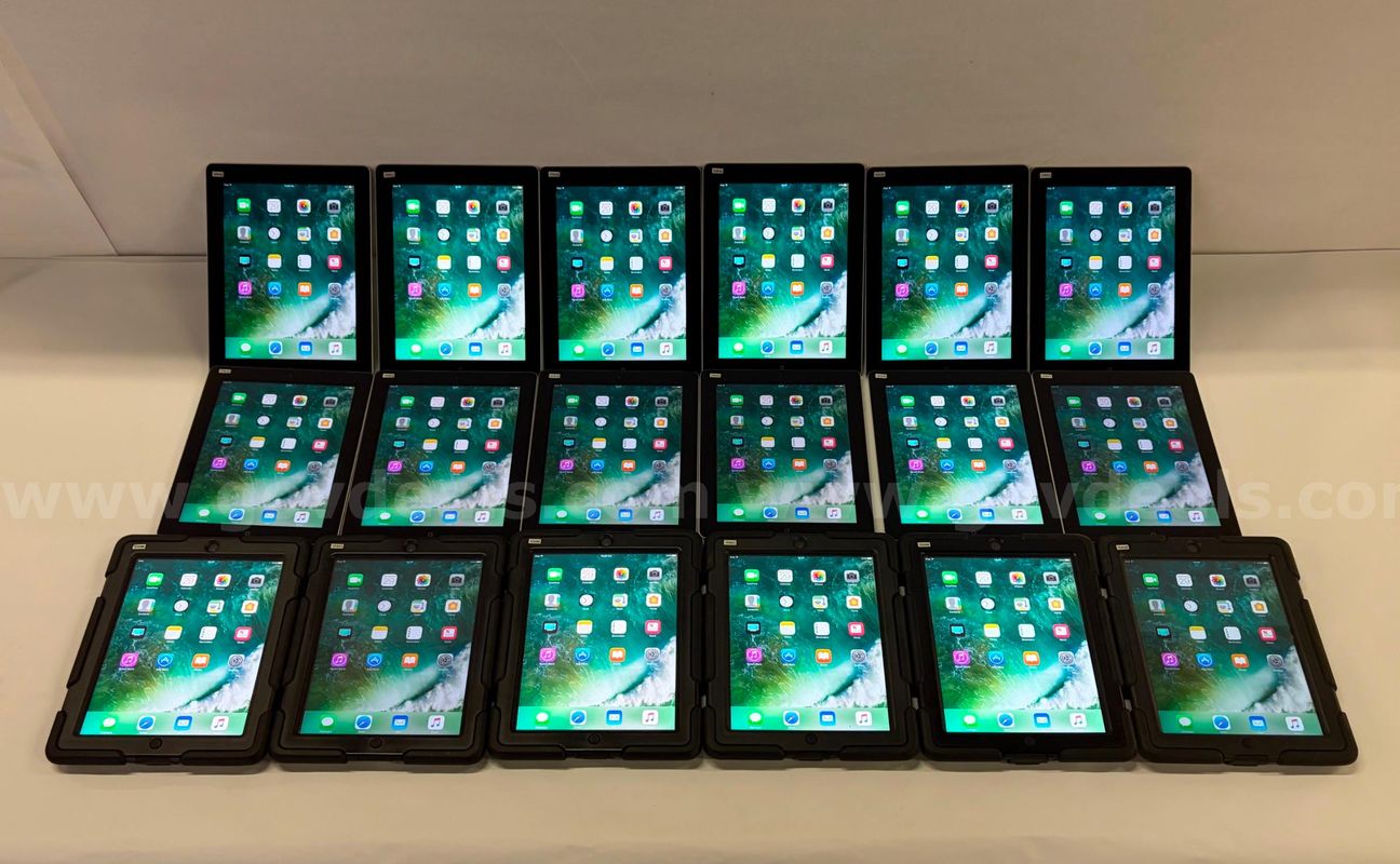 Lot of (53) Apple iPads – Mixed Models – Reset & Activated (RA) – Grade B/C – Ready for Use