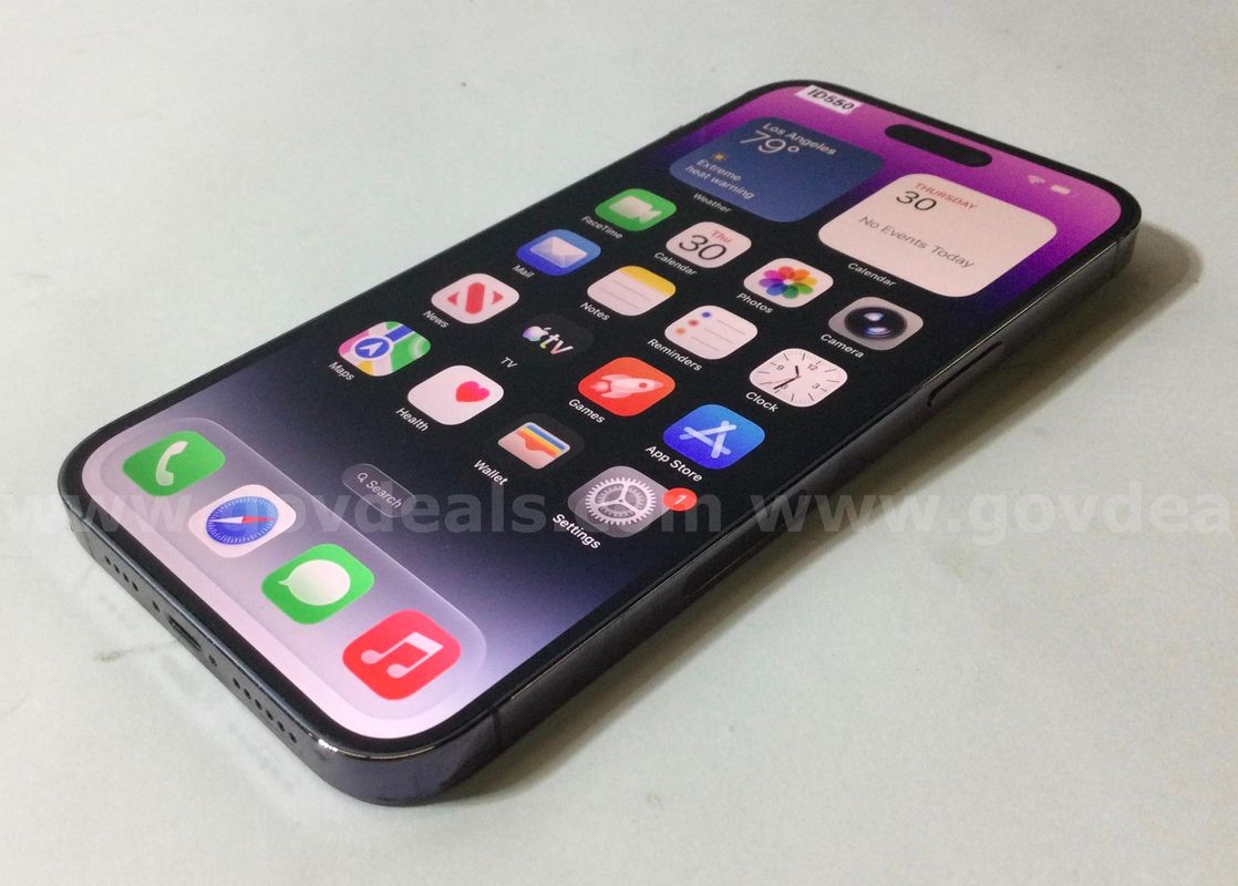 Apple iPhone 14 Pro Max 128GB – Deep Purple – Clean IMEI – Unlocked (NSR) – Grade A – Reset & Activated