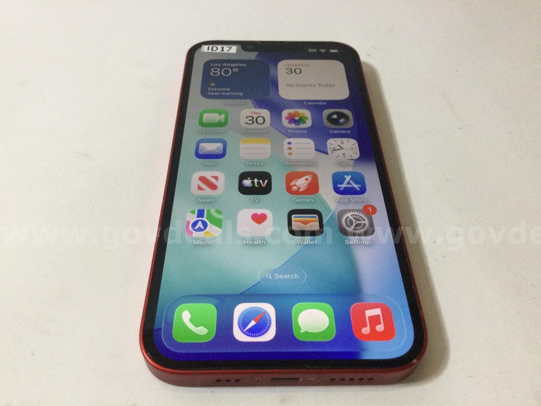 Apple iPhone 13 128GB – Red – Clean IMEI – Grade A – Reset & Activated