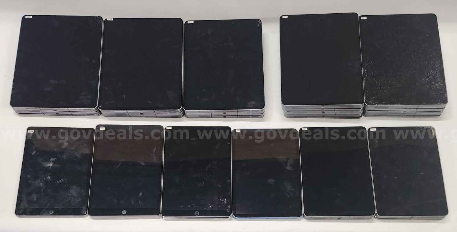 Lot of (56) Apple iPads – iPad Pro, iPad, & iPad mini – MDM / FRP / Recovery Mode / Parts – As-Is