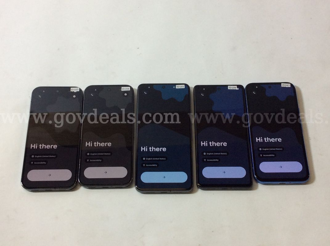 Lot of 5 Google Pixel 10 Pro, Pixel 8 & Pixel 8 Pro Smartphones | FRP Locked | For Parts