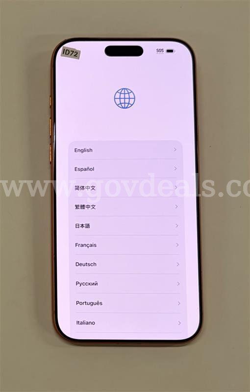 Apple iPhone 17 Pro Max 256GB Cosmic Orange – iCloud Locked – Grade B – 100% Battery – Parts Only