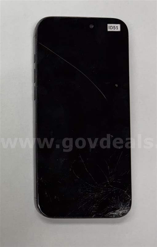 Apple iPhone 16 Pro Max Black Titanium 256GB – iCloud Locked – Grade D – 100% Battery – Parts Only